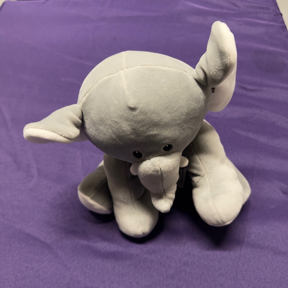 WellOBeez Elephant Plush Soft Gray‎ Stuffed Animal Gift Toy